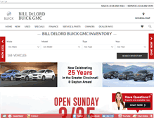 Tablet Screenshot of billdelordbuickgmc.com